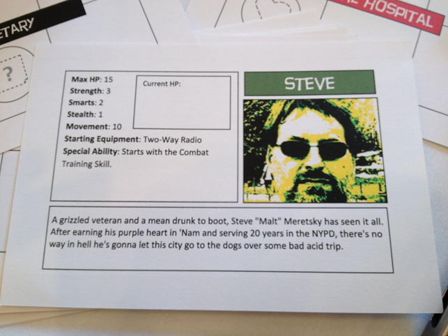 Dead Runners character card